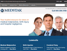 Tablet Screenshot of medstak.com